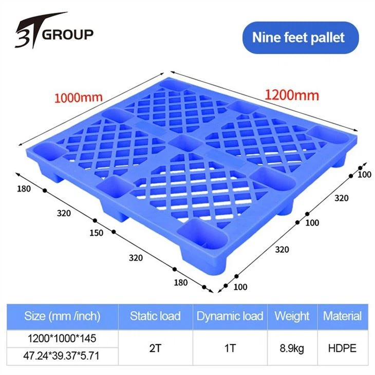 Plastic pallets with anti-slip deck factory